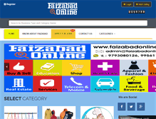 Tablet Screenshot of faizabadonline.com